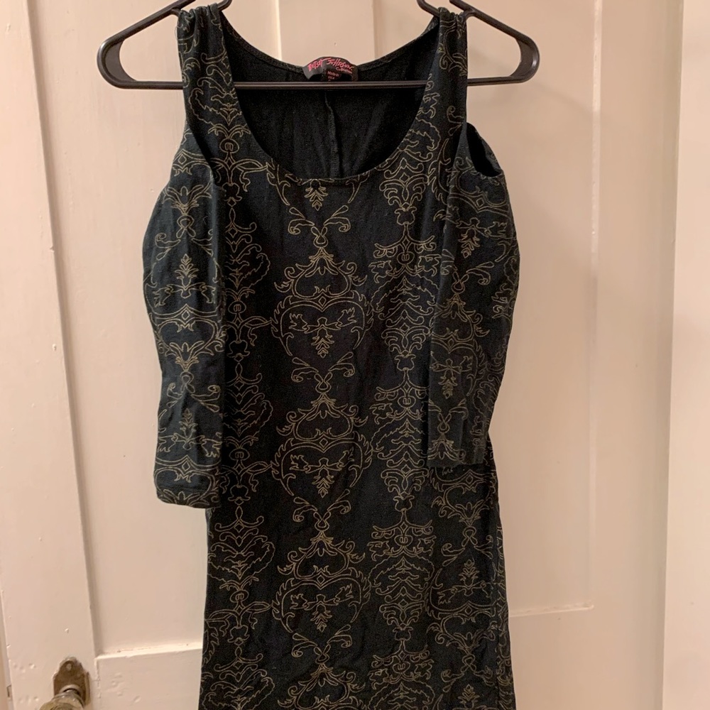 Betsey Johnson - Vintage Foil Print Sheath